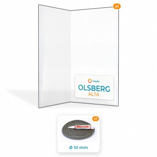 Order Olsberg ALTA Glass Panel Online - Expert Cutting and Delivery