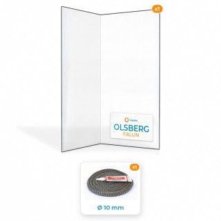 Order Olsberg FALUN Glass Panel Online - Expert Cutting & Delivery