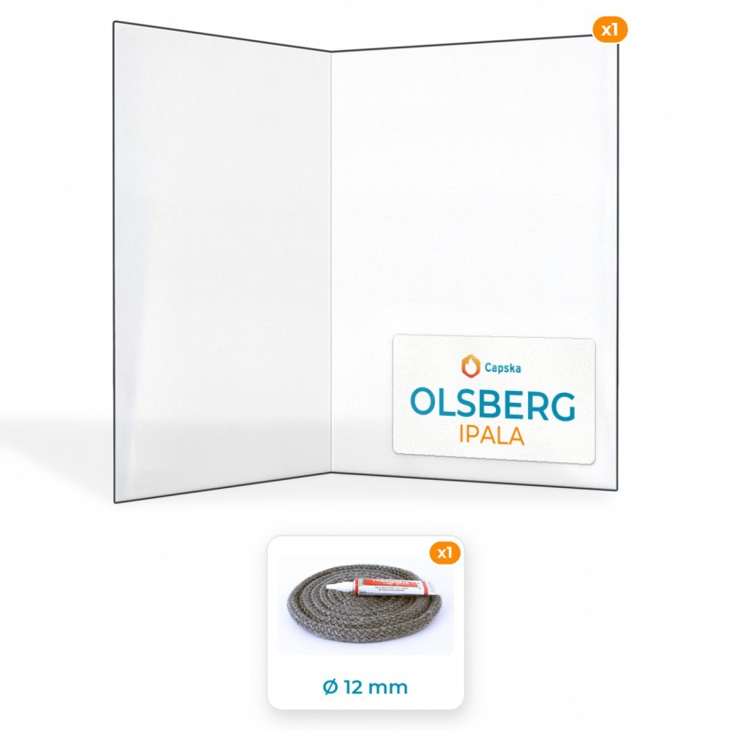 Vetro Olsberg IPALA resistente al calore - Certificato ISO9001
