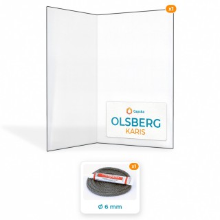 OLSBERG KARIS - Paket Glas + Dichtung
