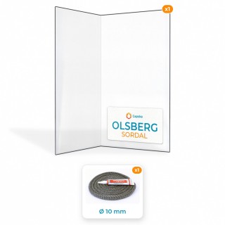 Buy Olsberg SORDAL Glass Panel Online - Customized & Expertly Cut