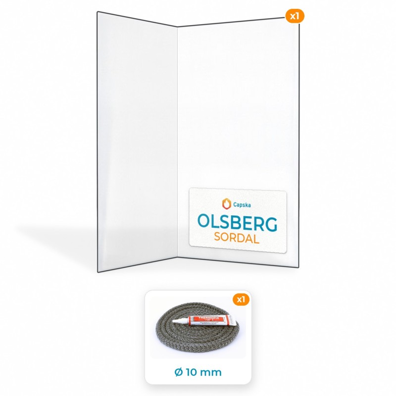 Buy Olsberg SORDAL Glass Panel Online - Customized & Expertly Cut