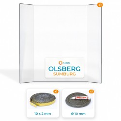 OLSBERG SUMBURG - Paket : Glas + Dichtung