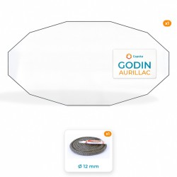 GODIN AURILLAC - Paket : Glas + Dichtung