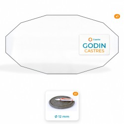 Godin CASTRES - Dodecagon panel (12 sides) Pack
