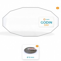 Godin DAX - Dodecagon panel (12 sides) Pack