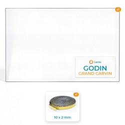 GODIN GRAND CARVIN - Paket : Glas + Dichtung