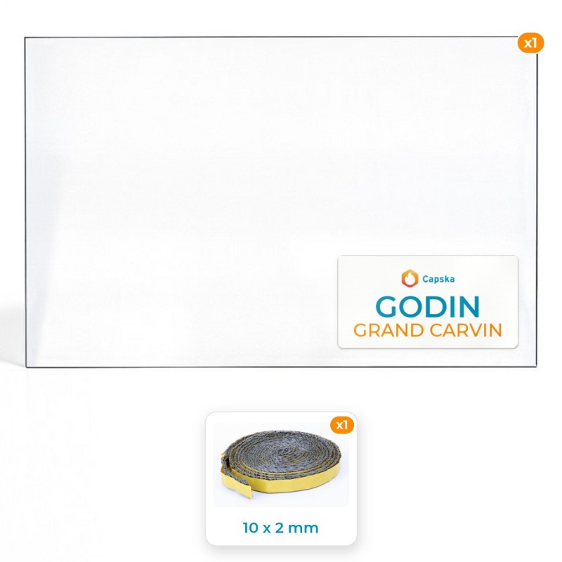 GODIN GRAND CARVIN - Paket Glas + Dichtung