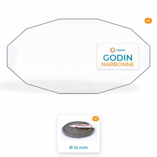 GODIN NARBONNE - Paket Glas + Dichtung