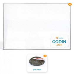 GODIN 3164 - Paket : Glas + Dichtung