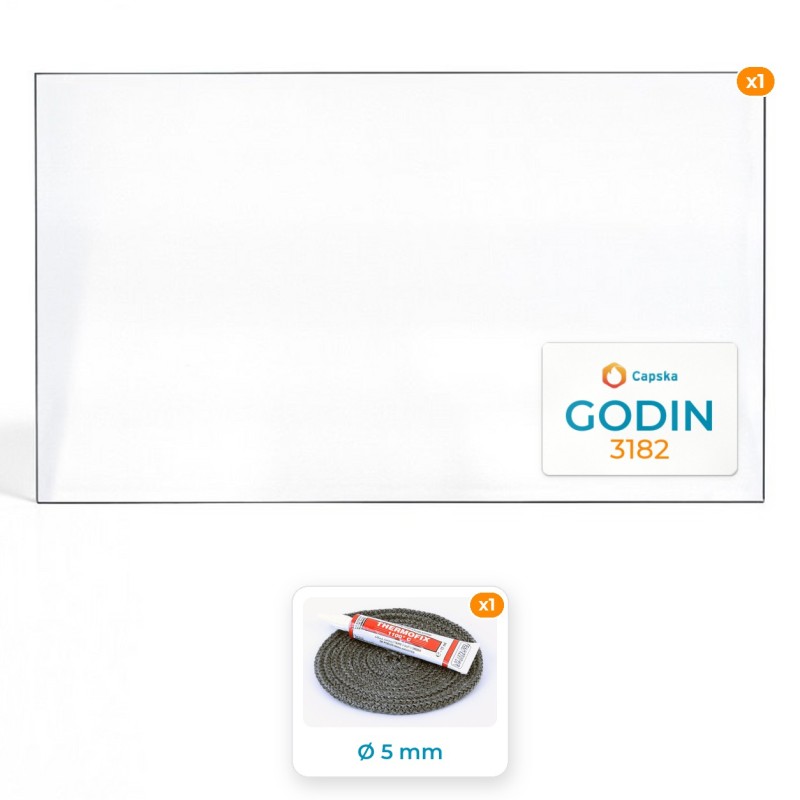 Vetro Godin 3182 - Resistente fino a 800°C