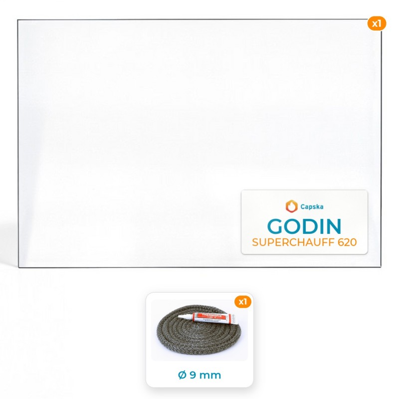GODIN SUPERCHAUFF 620 - Glas + Dichtung
