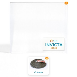 Pack Vitre Rectangle + Joint INVICTA OXO