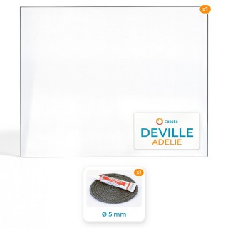 Pack Vitre Rectangle + Joint Deville ADELIE 7715 / 7716