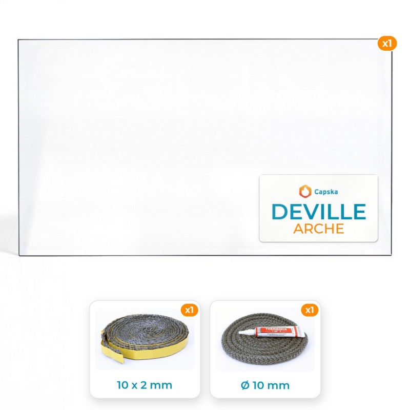DEVILLE ARCHE - Paket Glas + Dichtung
