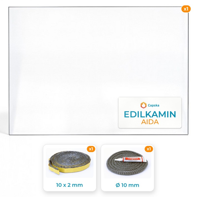 EDILKAMIN AIDA - Paket Glas + Dichtung