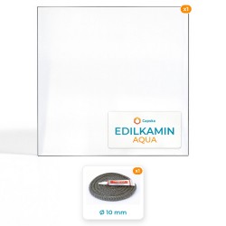 Edilkamin AQUA - Pack Vitre Rectangle + Joint