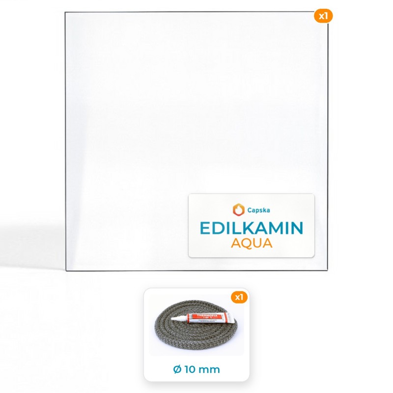 Edilkamin AQUA Glass Panel - Order Online
