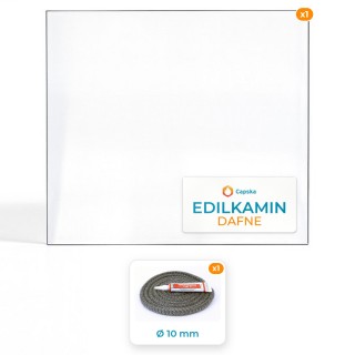 Vetro Edilkamin DAFNE - Resistente a 800°C