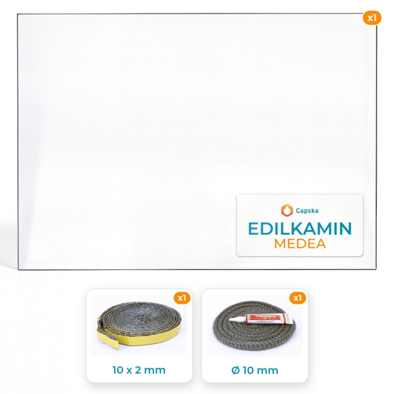 Edilkamin MEDEA Glass Panel - Order Online