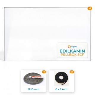 Edilkamin PELLBOX SCF Glass Panel Pack
