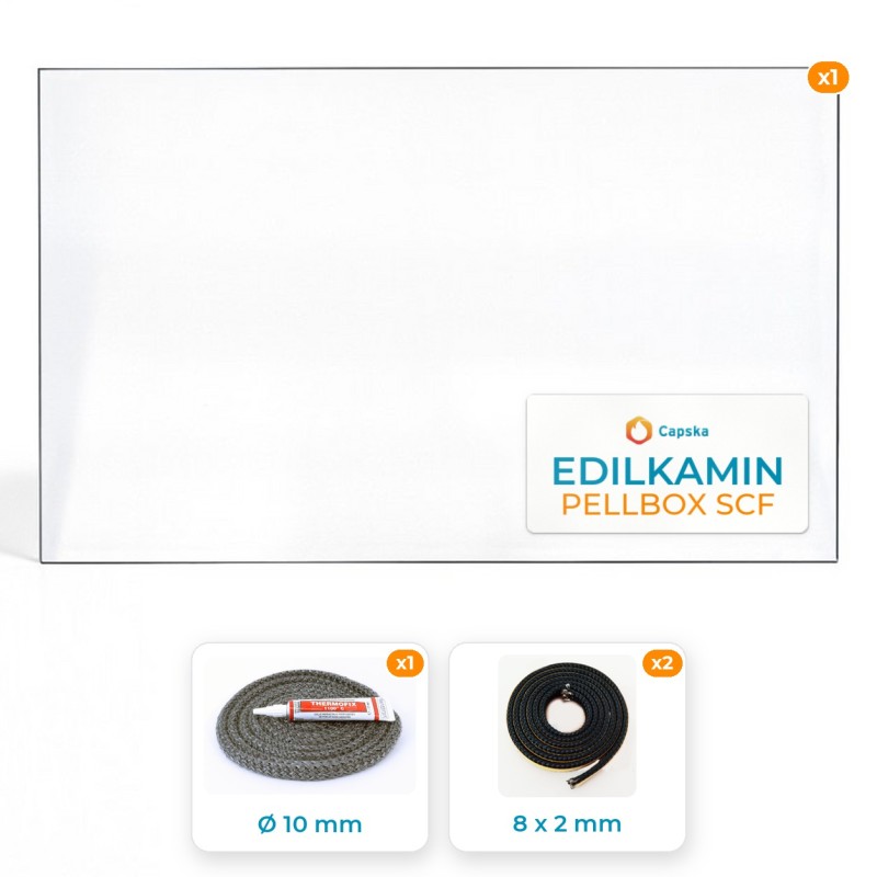 Edilkamin PELLBOX SCF Glass Panel Pack