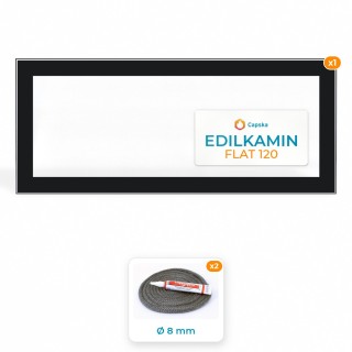 Buy Edilkamin FLAT 120 Glass Panel Online