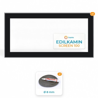 EDILKAMIN SCREEN 100 - Glas + Dichtung