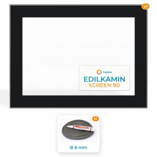 Edilkamin SCREEN 80 Glass Panel - Order Online