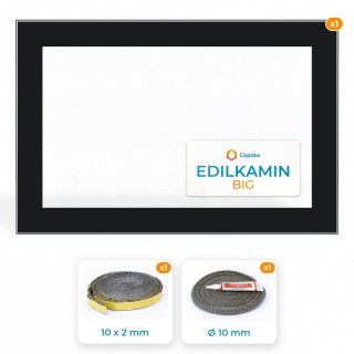 Vetro Edilkamin BIG - Guarnizione resistente 800°C