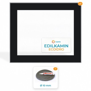 Vetro Edilkamin ECOIDRO - Guarnizione Schott Robax