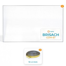 Brisach GDM 67 (vitre latérale) - Vetro + Guarnizione