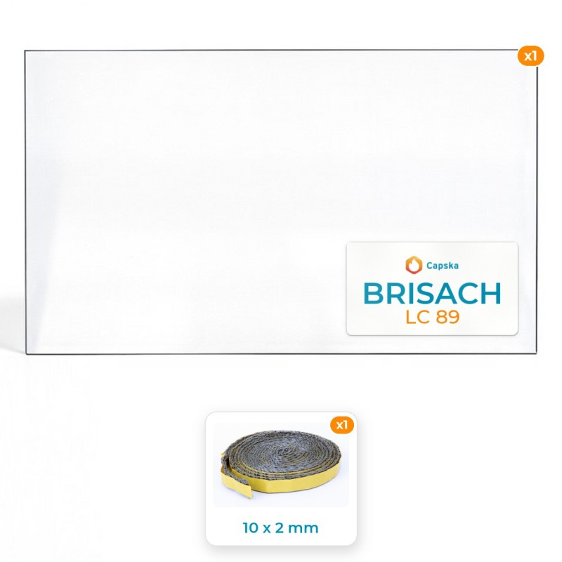 Vetro Brisach LC 89 - Resistente fino a 800°C