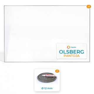 Buy Olsberg PANTOJA Glass Panel Online - Expert Cutting & Delivery