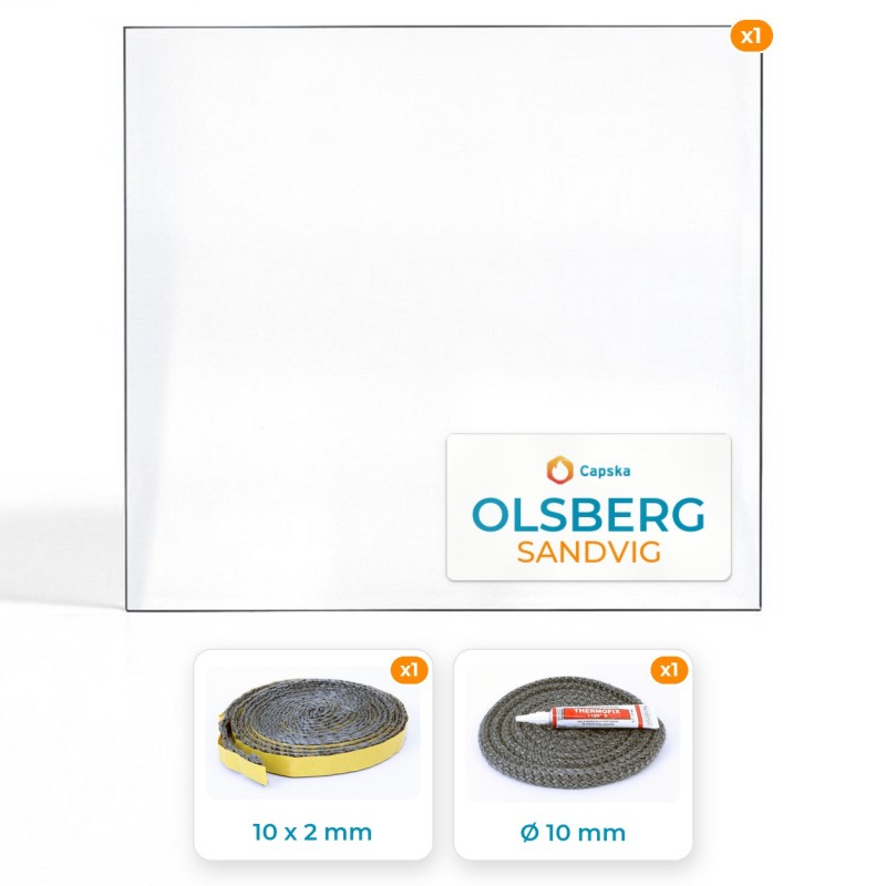 Olsberg SANDVIG Glass Panel Pack - Order Online