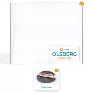 OLSBERG SKAGEN - Paket: Glas + Dichtung