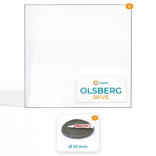 Buy Olsberg SKIVE Glass Panel Online - Expert Cut & Delivery