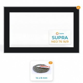 SUPRA NEO 76 16/9 - Glas + Dichtung Paket