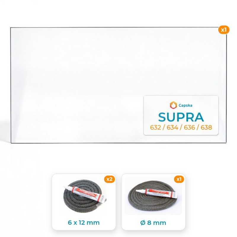 Supra 632/634/636/638 Glass Panel - Order Online
