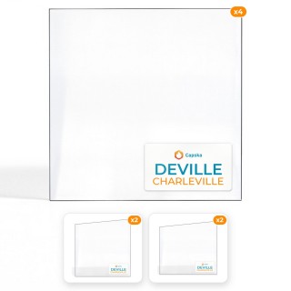 Pack 8 Vitres Deville CHARLEVILLE - Verres vitrocéramiques