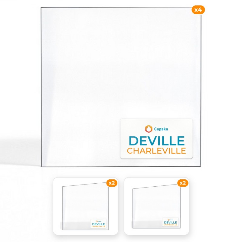 DEVILLE CHARLEVILLE - Glas + Dichtungspaket