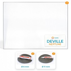 Deville NEPTUNE - Pack Vitre Rectangle + Joints