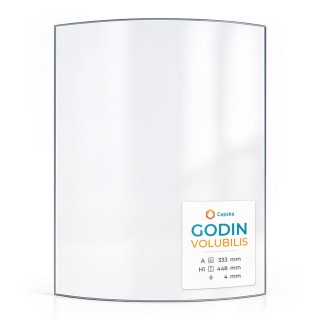 Godin VOLUBILIS Glas - Kaminglas in sich gebogen
