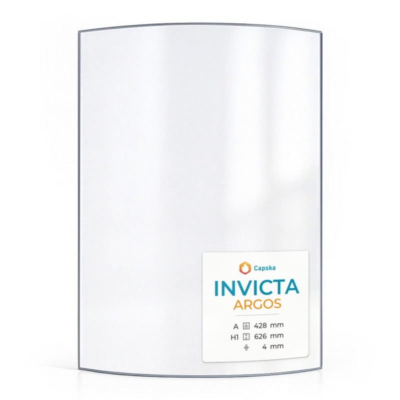Invicta ARGOS Glas - Kaminglas für Kaminofen