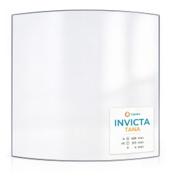Invicta TANA Glass - Curved glass panel for wood burning stove