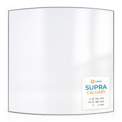 Vetro Supra CALGARY - Vetro Curvo per stufa a legna