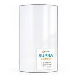 Vitre Supra SIENNA - Verre Courbe pour poêle à bois