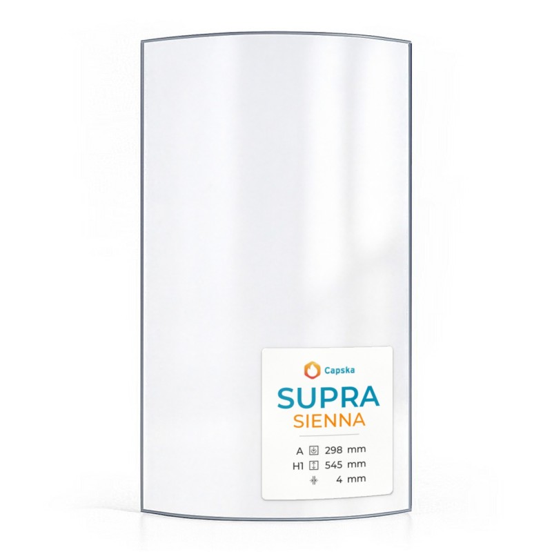 Vetro Supra SIENNA - Vetro Curvo per stufa a legna