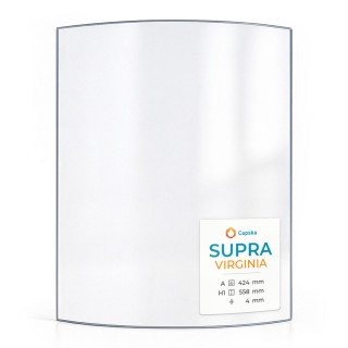 Vetro Supra VIRGINIA - Vetro Curvo per stufa a legna