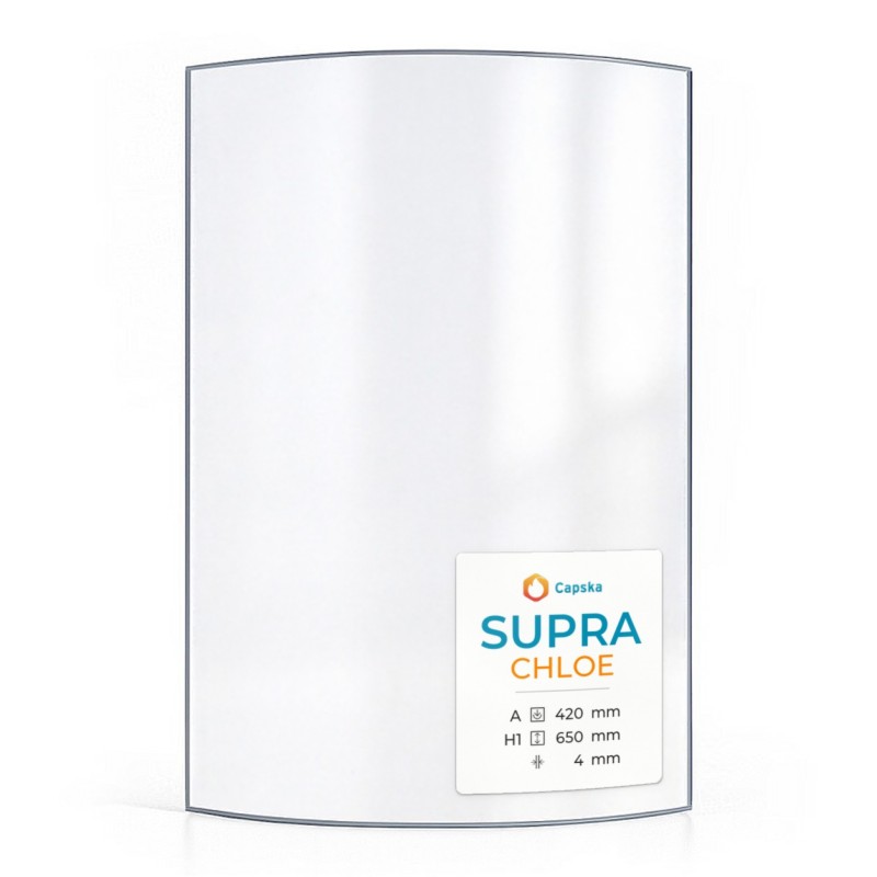 Supra CHLOE Glass - Curved Panel for Wood Burning Stove